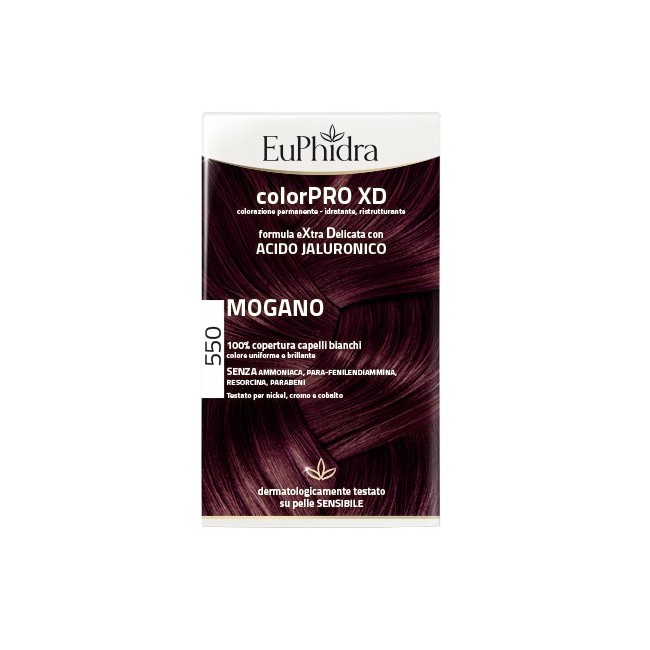 EUPHIDRA COLORPRO XD 550 MOGANO GEL COLORANTE CAPELLI IN FLACONE + ATTIVANTE + BALSAMO + GUANTI EUPHIDRA COLORPRO XD 550 MOGANO GEL COLORANTE CAPELLI IN FLACONE + ATTIVANTE + BALSAMO + GUANTI