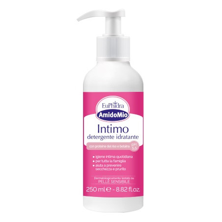 Flacone da 250 ml di Euphidra Amidomio Detergente Intimo Flacone da 250 ml di Euphidra Amidomio Detergente Intimo