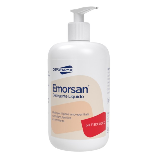 EMORSAN DETERGENTE LIQUIDO IGIENE ANO-GENITALE PH FISIOLOGICO 500 ML EMORSAN DETERGENTE LIQUIDO IGIENE ANO-GENITALE PH FISIOLOGICO 500 ML