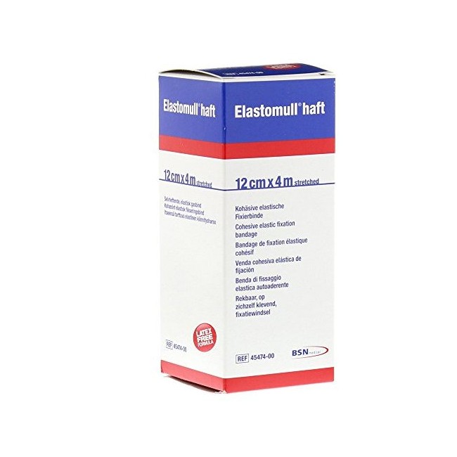 BENDA ELASTICA AUTOADESIVA ELASTOMULL HAFT COMPRESSIONE FORTE 12X400 CM BENDA ELASTICA AUTOADESIVA ELASTOMULL HAFT COMPRESSIONE FORTE 12X400 CM