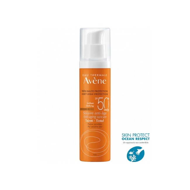Flacone da ml di Avene Solare Crema Viso Anti Età Spf 50+ Flacone da ml di Avene Solare Crema Viso Anti Età Spf 50+