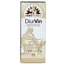 Flacone da 50 ml di Erbenobili Diurvin, integratore drenante contro cellulite e ritenzione idrica.