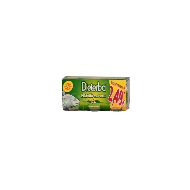 DIETERBA OMOGENEIZZATO NASELLO 3 PEZZI 80 G DIETERBA OMOGENEIZZATO NASELLO 3 PEZZI 80 G