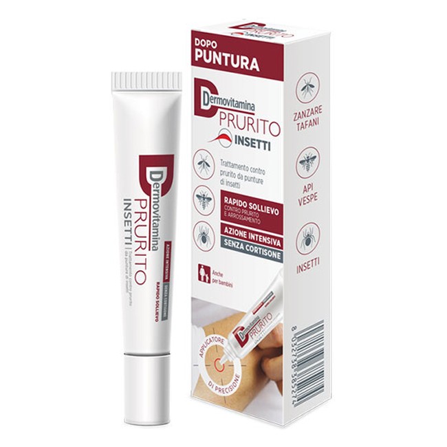 DERMOVITAMINA PRURITO INSETTI DOPO PUNTURA RAPIDO SOLLIEVO AZIONE INTENSIVA SENZA CORTISONE 15 ML DERMOVITAMINA PRURITO INSETTI DOPO PUNTURA RAPIDO SOLLIEVO AZIONE INTENSIVA SENZA CORTISONE 15 ML