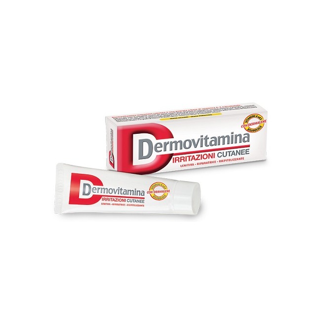 Tubo da 30 ml di Dermovitamina Irritazioni Cutanee, pomata per pelle secca e irritata.