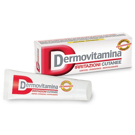 Tubo da 30 ml di Dermovitamina Irritazioni Cutanee, pomata per pelle secca e irritata.