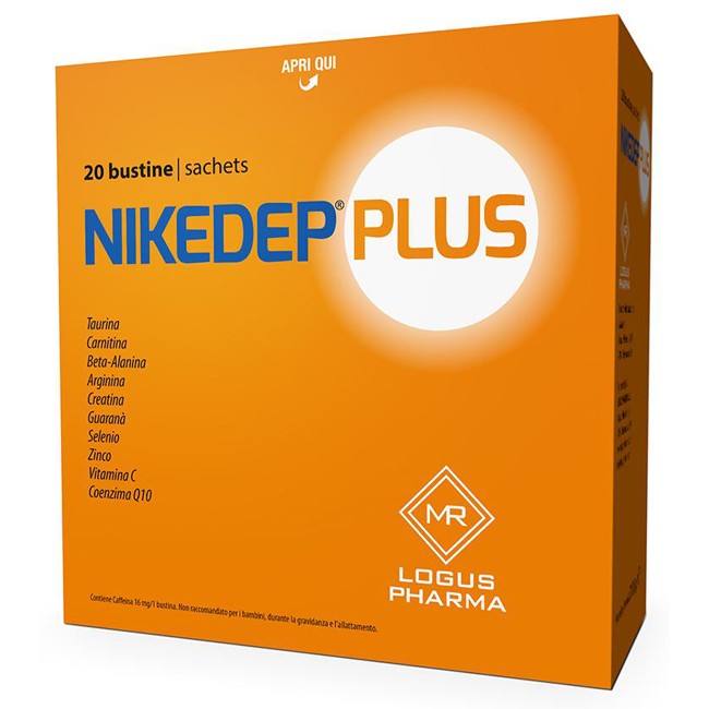 Logus Pharma Nikedep Plus Integratore Alimentare 20 Bustine da 10,5g Logus Pharma Nikedep Plus Integratore Alimentare 20 Bustine da 10,5g