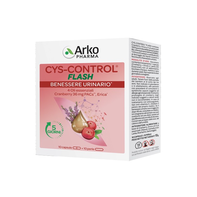 CYS CONTROL FLASH 20 CAPSULE CYS CONTROL FLASH 20 CAPSULE