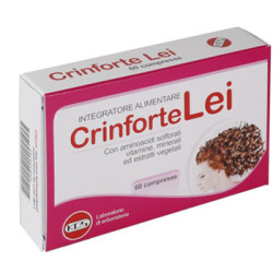 Confezione da 60 compresse di Kos Crinforte Lei Integratore Per La Bellezza Dei Capelli Specifico Per Donna.