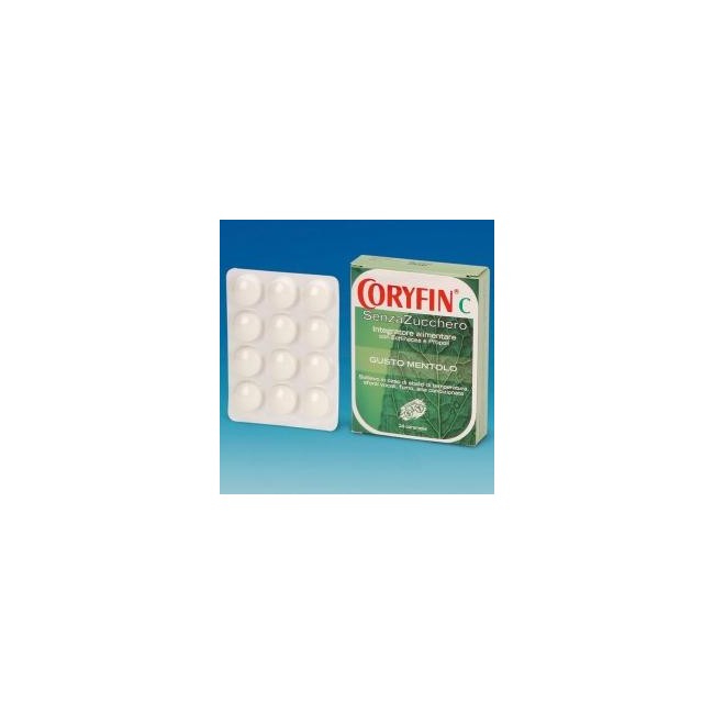 CORYFIN C SENZA ZUCCHERO MENTOLO 48 G CORYFIN C SENZA ZUCCHERO MENTOLO 48 G
