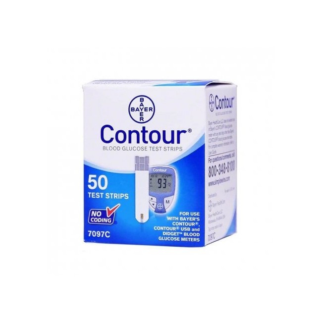 CONTOUR GLICEMIA STRISCE REATTIVE 50 PEZZI CONTOUR GLICEMIA STRISCE REATTIVE 50 PEZZI