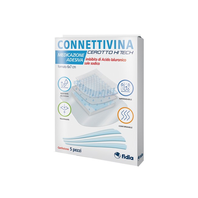 CEROTTO CONNETTIVINA HITECH 6 X 7 CM 5 PEZZI CEROTTO CONNETTIVINA HITECH 6 X 7 CM 5 PEZZI
