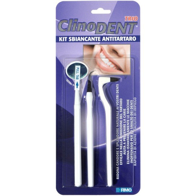 CLINODENT TRIO SBIANCANTE ANTI TARTARO CLINODENT TRIO SBIANCANTE ANTI TARTARO