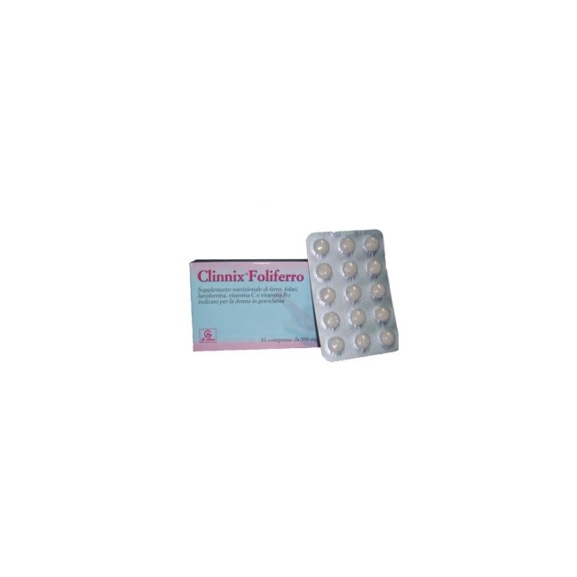 CLINNIX FOLIFERRO 30 COMPRESSE CLINNIX FOLIFERRO 30 COMPRESSE