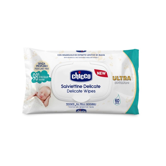 CHICCO COSMETICO SALVIETTE 60 PEZZI NO PROFUNO CHICCO COSMETICO SALVIETTE 60 PEZZI NO PROFUNO