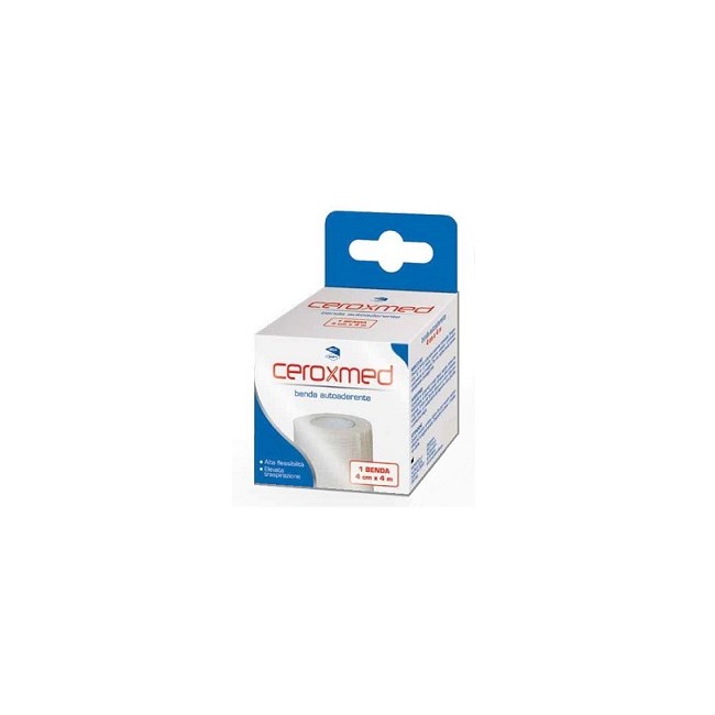 BENDA ELASTICA AUTOADERENTE CEROXMED 4 X 400 CM 1 PEZZO