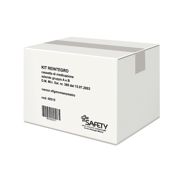 KIT REINTEGRO CASSETTA PRONTO SOCCORSO GRUPPO A/B KIT REINTEGRO CASSETTA PRONTO SOCCORSO GRUPPO A/B