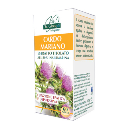CARDO MARIANO ESTRATTO TITOLATO 60 PASTIGLIE CARDO MARIANO ESTRATTO TITOLATO 60 PASTIGLIE