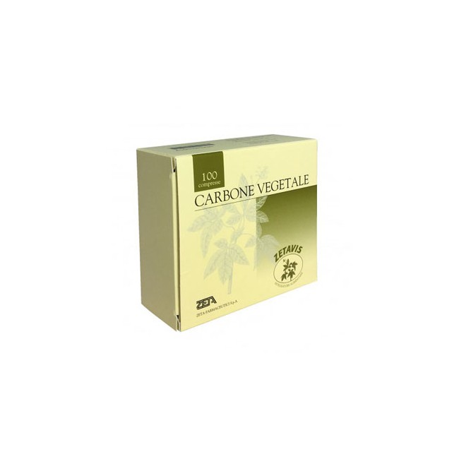 ZETAVIS CARBONE VEGETALE 100 COMPRESSE