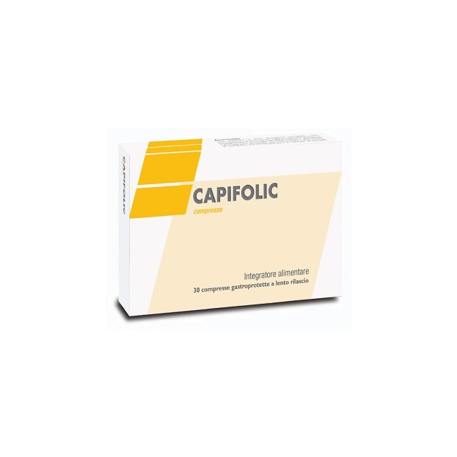 CAPIFOLIC 30 COMPRESSE GASTROPROTETTE A RILASCIO LENTO CAPIFOLIC 30 COMPRESSE GASTROPROTETTE A RILASCIO LENTO