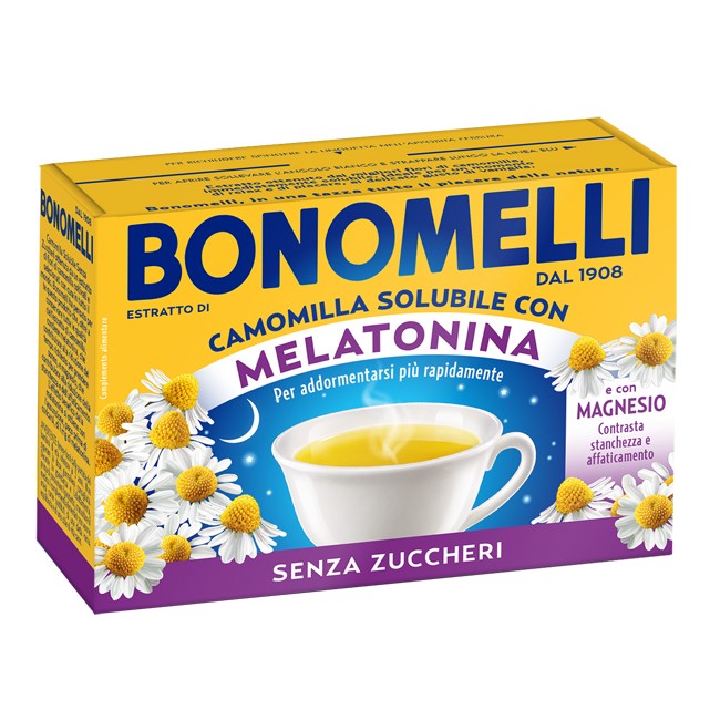 CAMOMILLA SOLUBILE MELATONINA MAGNESIO 16 BUSTINE CAMOMILLA SOLUBILE MELATONINA MAGNESIO 16 BUSTINE
