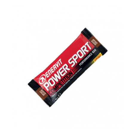Barretta da 40 g di Enervit Power Sport Competition Gusto Cacao, barretta energetica per sport intensivi. Barretta da 40 g di Enervit Power Sport Competition Gusto Cacao, barretta energetica per sport intensivi.