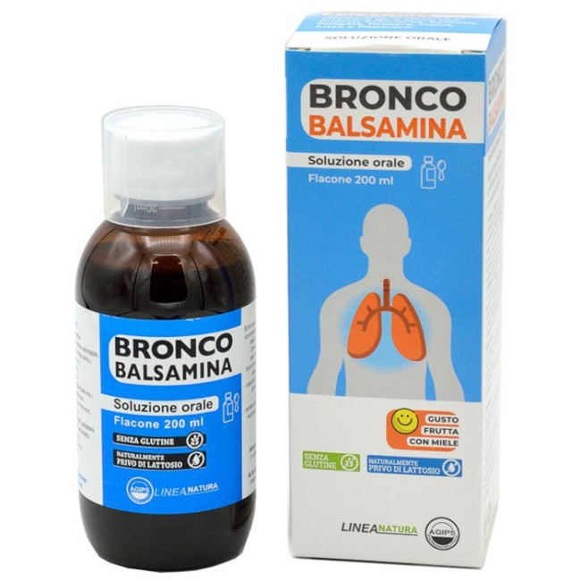BRONCOBALSAMINA SOLUZIONE ORALE 200 ML GUSTO FRUTTA CON MIELE BRONCOBALSAMINA SOLUZIONE ORALE 200 ML GUSTO FRUTTA CON MIELE