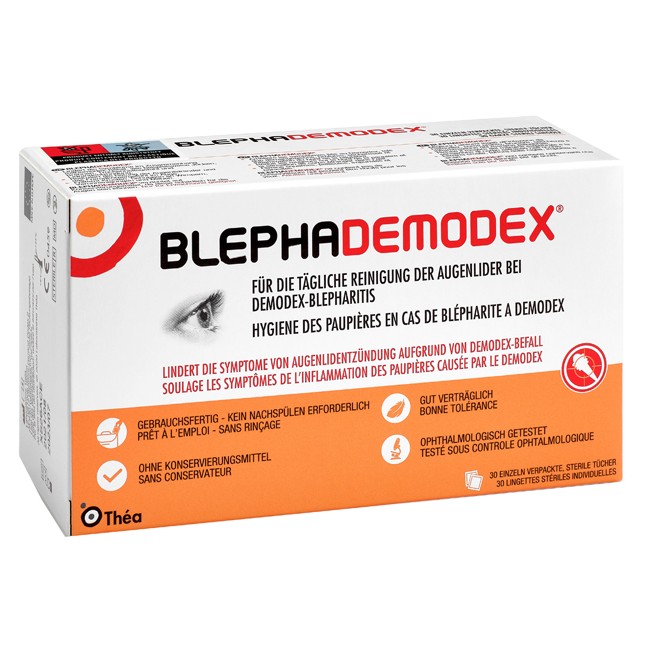 BLEPHADEMODEX GARZE STERILI MONOUSO 30 PEZZI BLEPHADEMODEX GARZE STERILI MONOUSO 30 PEZZI