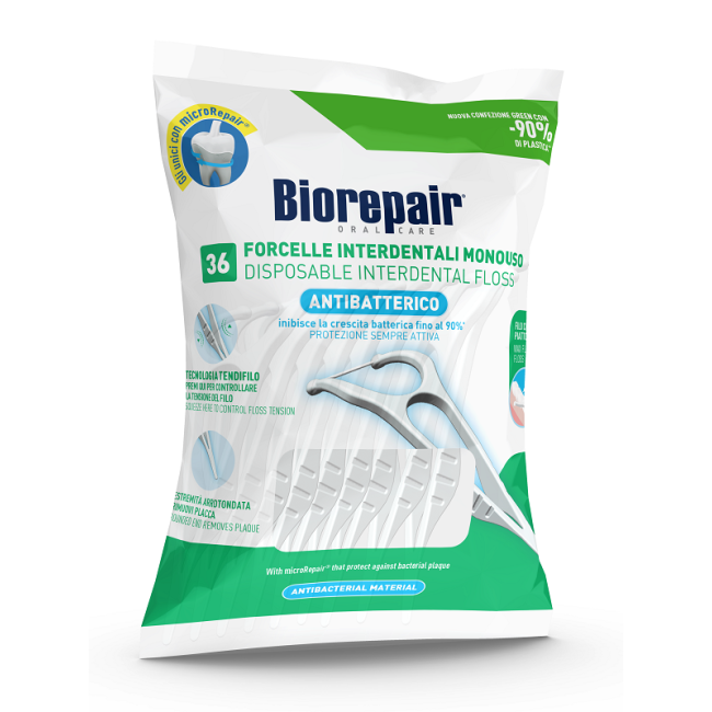 BIOREPAIR ORAL CARE ANTIBATTERICO FORCELLE INTERDENTALI MONOUSO 36 PEZZI BIOREPAIR ORAL CARE ANTIBATTERICO FORCELLE INTERDENTALI MONOUSO 36 PEZZI