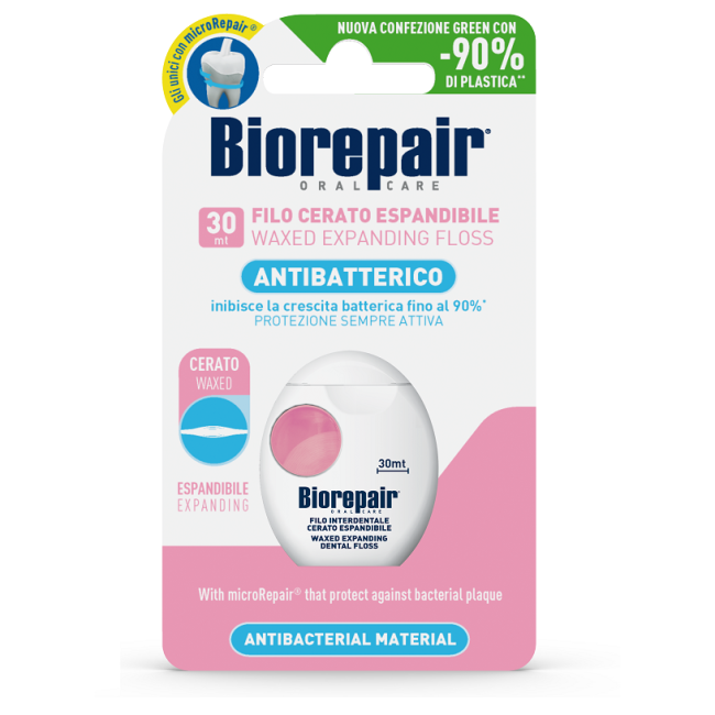 BIOREPAIR ORAL CARE ANTIBATTERICO FILO CERATO ESPANDIBILE GENGIVE DELICATE 25+5 METRI BIOREPAIR ORAL CARE ANTIBATTERICO FILO CERATO ESPANDIBILE GENGIVE DELICATE 25+5 METRI