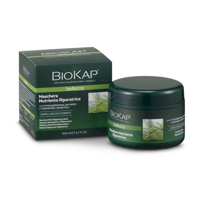 BIOKAP BELLEZZA MASCHERA NUTRIENTE/RIPARATRICE 200 ML BIOSLINE BIOKAP BELLEZZA MASCHERA NUTRIENTE/RIPARATRICE 200 ML BIOSLINE