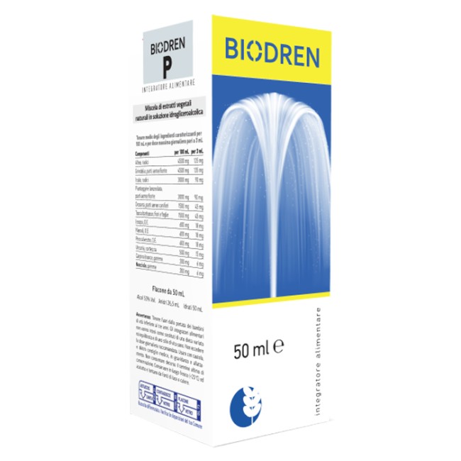 BIODREN P SOLUZIONE IDROALCOLICA 50 ML BIODREN P SOLUZIONE IDROALCOLICA 50 ML