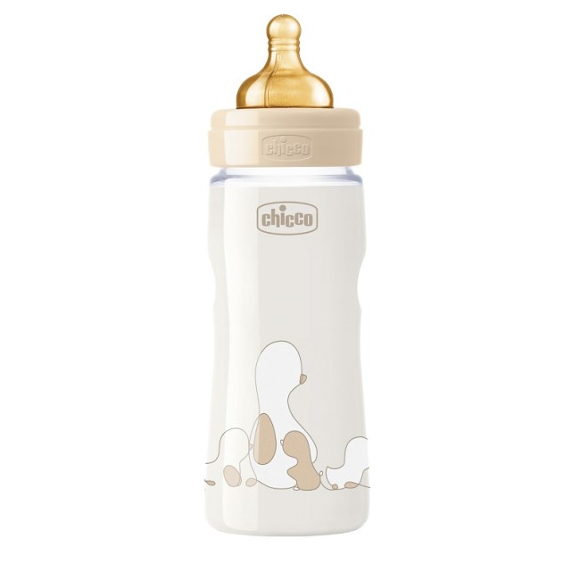 CHICCO BIBERON ORIGINAL 330ML TOUCH REGULAR UNISEX CON TETTARELLA IN CAUCCIU' CHICCO BIBERON ORIGINAL 330ML TOUCH REGULAR UNISEX CON TETTARELLA IN CAUCCIU'