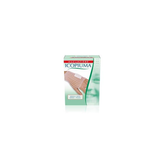 BENDA ICOPIUMA A COMPRESSIONE FISIOLOGICA PER MANO E POLSO CAL 3 1 PEZZO BENDA ICOPIUMA A COMPRESSIONE FISIOLOGICA PER MANO E POLSO CAL 3 1 PEZZO