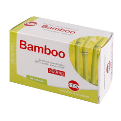 Confezione da 60 capsule di Kos Bamboo Integratore Per Il Benessere Di Unghie e Capelli.