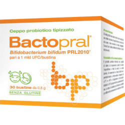 Confezione da 30 buste di Bactopral Integratore Di Fermenti Lattici Per La Salute Intestinale E La Diarrea.