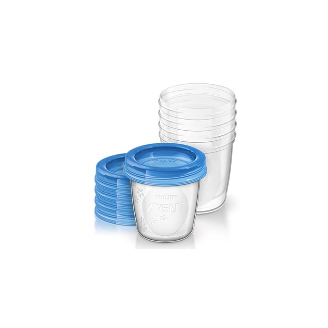 AVENT VASETTI VIA COPERCHIO 180 ML 5 PEZZI AVENT VASETTI VIA COPERCHIO 180 ML 5 PEZZI