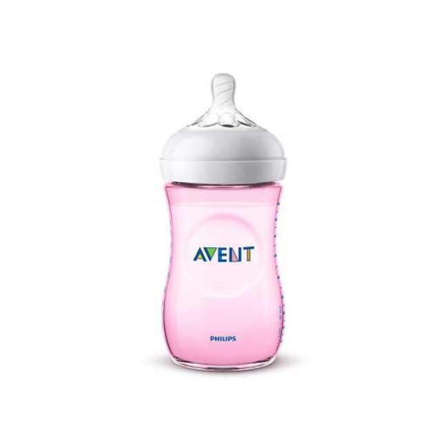 AVENT BIBERON NATURAL PP 260ML ROSA SINGLE PACK AVENT BIBERON NATURAL PP 260ML ROSA SINGLE PACK