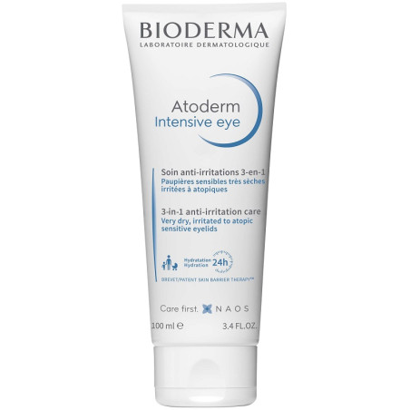 Bioderma Atoderm Contorno Occhi Sensibili 3 in 1 100 ml