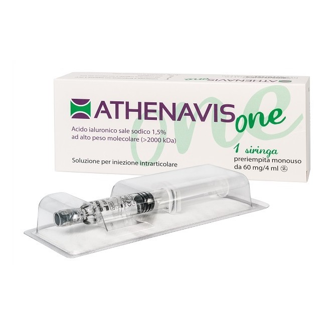 SIRINGA INTRA-ARTICOLARE ATHENAVIS ONE ACIDO IALURONICO 1,5% 4 ML SIRINGA INTRA-ARTICOLARE ATHENAVIS ONE ACIDO IALURONICO 1,5% 4 ML