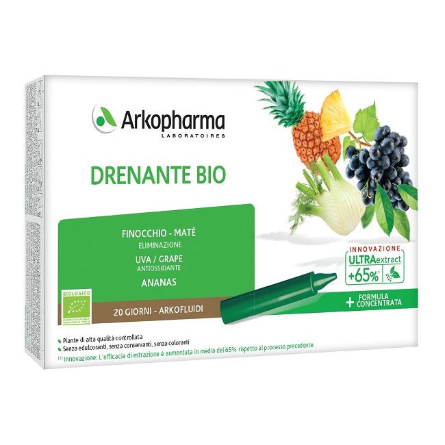 ARKOFLUIDI DRENANTE BIO 20 FIALE ARKOFLUIDI DRENANTE BIO 20 FIALE