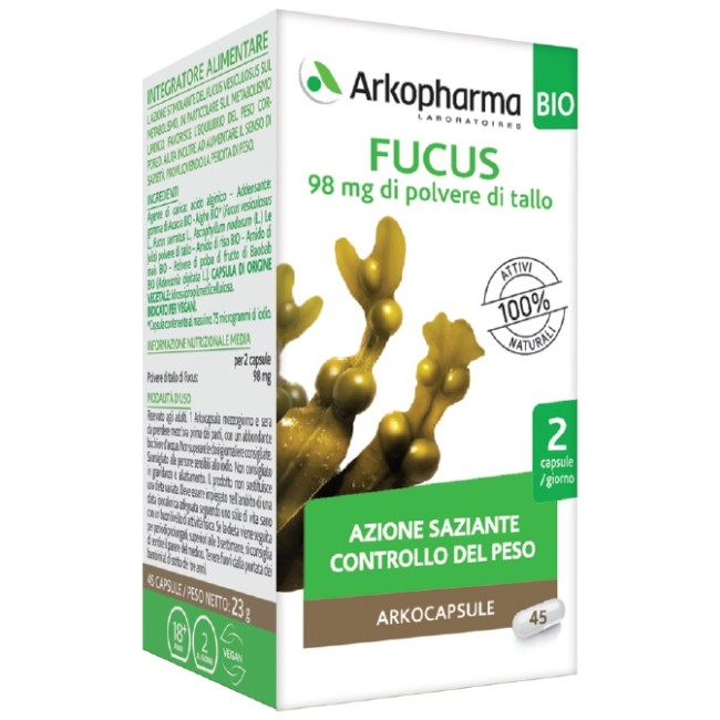 Arkocapsule Fucus Integratore Alimentare 45 Capsule Arkocapsule Fucus Integratore Alimentare 45 Capsule
