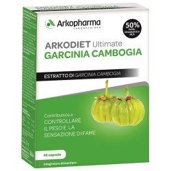 Confezione da 45 capsule di Arkopharma Arkodiet Ultimate Garcinia Cambogia Integratore Dimagrante.