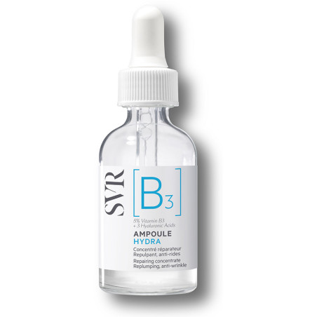 Flacone da 30 Ml di Svr B3 Ampoule Hydra siero idratante rimpolpante.