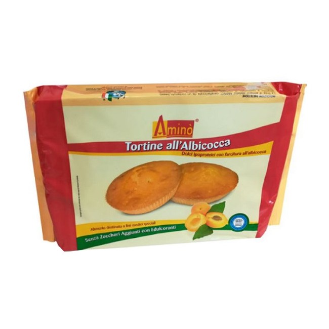 AMINO' TORTINA ALL'ALBICOCCA IPOPROTEICHE 210 G AMINO' TORTINA ALL'ALBICOCCA IPOPROTEICHE 210 G