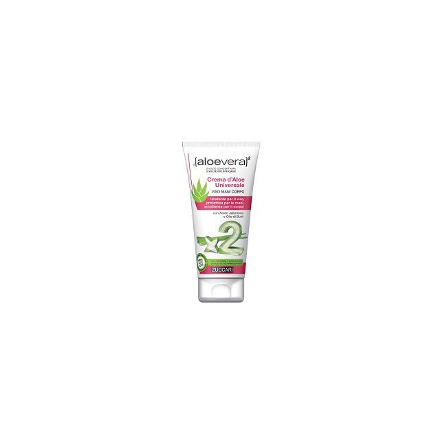 Tubo da 75 ml di Zuccari Aloe Cera 2 Crema D'Aloe Universale per viso, mani e corpo. Tubo da 75 ml di Zuccari Aloe Cera 2 Crema D'Aloe Universale per viso, mani e corpo.