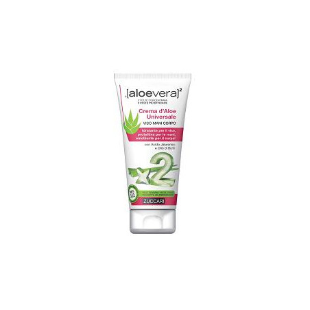 Tubo da 75 ml di Zuccari Aloe Cera 2 Crema D'Aloe Universale per viso, mani e corpo. Tubo da 75 ml di Zuccari Aloe Cera 2 Crema D'Aloe Universale per viso, mani e corpo.