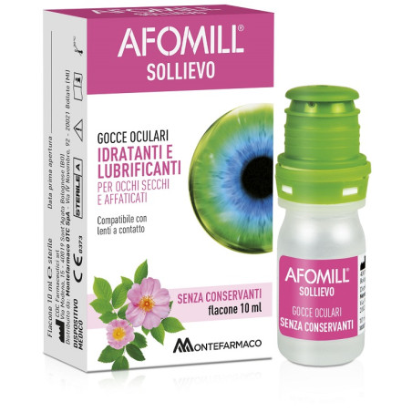 Montefarmaco Afomill Sollievo Gocce Oculari Lenitive Per Il Benessere Dell'Occhio 10 ml