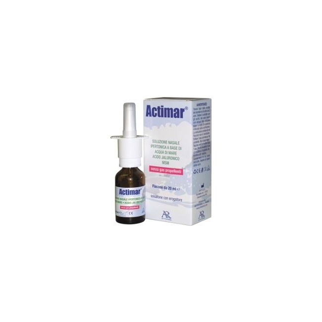 ACTIMAR SOLUZIONE NASALE SPRAY SALINA 3% CON ACIDO IALURONICO + MSM 20 ML CON EROGATORE ACTIMAR SOLUZIONE NASALE SPRAY SALINA 3% CON ACIDO IALURONICO + MSM 20 ML CON EROGATORE
