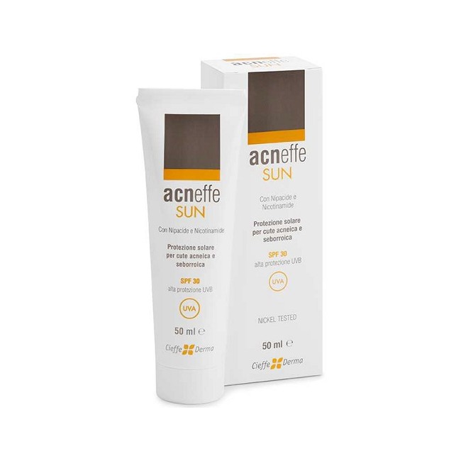 ACNEFFE SUN SPF 30 ALTA PROTEZIONE UVB PER CUTE ACNEICA E SEBORROICA 50 ML ACNEFFE SUN SPF 30 ALTA PROTEZIONE UVB PER CUTE ACNEICA E SEBORROICA 50 ML